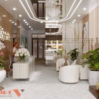 Thiết kế khu tiếp đón khách phòng khám nha khoa Minh Dương 